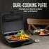 OVENTE Electric Panini Press Grill with Nonstick Plates, LED Indicator Lights, Thermostat Control, Cool Touch Handle, Compact Sandwich Maker Perfect for Cooking Breakfast, Snacks & More, Black GP0401B by OVENTE