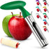 Zulay Premium Apple Corer, Easy to Use Durable Remover for Pears, Bell Peppers, and Apples - Stainless Steel Green