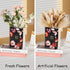 Book Vase, Ceramic Flower Vase Modern Decorative Home Decor Gift Idea Unique Bookshelf Decor for Home, House