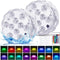 YiaMia Hot Tub Lights - 2-Pack RGB Color Battery-Powered LED Pool Lights