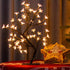 PEIDUO 17.5 Inch Lighted Cherry Blossom Tree, 48 Warm White Lights for Christmas Indoor Home Decor, Tabletop Night Light