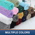 smiry Luxury Chenille Bath Rug, Extra Soft Shaggy Bathroom Mat, Non-Slip Plush Carpet Runner, Machine Washable