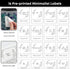 3 Pack COAZEX Laundry Powder Container & Dryer Sheet Holder, Plastic Laundry Room Organization and Storage Jars