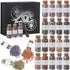 HNSHAG Witchcraft Supplies Herbs and Flowers Kit, Bigger Size 18pack Dried Herb for