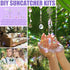 400pcs DIY Suncatcher Kit Sun Catchers Making Kit Supplies Art and Crafts for Adults With Tutorial Hanging Prism Sun