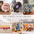 Plate Stand for Display, 4.5 Inch Wooden Holder for Pictures, Decorative Table Top Easels