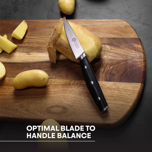 MasterChef 8" Paring Knife with High Carbon Stainless Steel Blade, Professional Quality for Precision Cooking