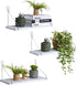 MITIME Floating Shelves Set of 3 Rustic Solid Wood Floating Shelf Wall