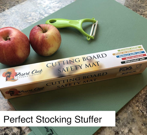 Non-Slip Safety Mat for Kitchen Cutting Boards - Hygienic Non-Absorbent Dishwasher Safe