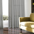 Curtainworks Soho Voile Sheer Grommet Curtain Panel, Silver, 59 by 84"