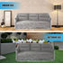 Heavy-Duty Plastic Sofa Couch Cover, Waterproof Clear Furniture Protector for Moving, Dust-Proof Bag 96 x 42 x 62 Inch