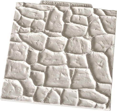 Katy Sue Stone-Effect Silicone Mold for Cake, Cookie Decorating, & Craft, Use with Fondant, Sugar Paste
