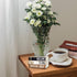 Ycyfckdr (L67) Decorative Wood Book Stack for Home, Welcome to Our Beautiful Chaos, Rustic Table and Living Room