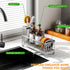 Countertop 304 10.62) Cisily Sponge Holder for Kitchen Sink, Sink Caddy Organizer with High Brush Holder, Kitchen