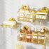KEGII Suction Cup Shower Caddy 3 Pack Suction Cup Shelf with Soap
