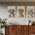 12x16 Inches Nursery Wall Decor Lovely Baby Leopard with Garland Pictures Print on Canvas Cute Animal Portrait Poster