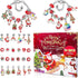 2024 Christmas Advent Calendar Charm Bracelets for Girls, SIXNIE 24-Days Countdown with DIY Charm Bracelets Kits