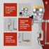 Victoria Manual Low-Hopper Grain Grinder, Made in Colombia, Silver