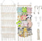 Qoroos 42cm Wide Over the Door Stuffed Animal Storage Hammock Corner Wall Hanging