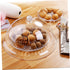 Cabilock Acrylic Food Cover, 8 Inches Round Cake Dome Cloche, Clear Food Snack Display Cover for Cake, 8.3X4.7 Inch