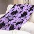 40"x50" Purple Throw Blanket for Girls, Cute Soft Small Fleece Blankets for Bed Nursery Stroller Crib, Lavender Purple