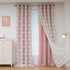 MYSKY HOME Pink Curtains for Girls Bedroom 84 Inches Long Blackout Nursery