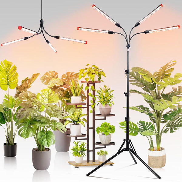 FECiDA Gamechanger! 36 Watt Power Draw, NO Need Adapter, 4Head Grow Light