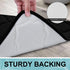 OLANLY Memory Foam Toilet Rugs U-Shaped 24x20, Ultra Soft Non-Slip Bathroom Mats, Machine Washable Contour Bath Rugs