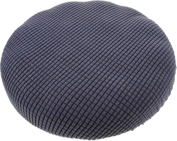 Veemoon Round Stool Covers, Soft Bar Stool Chair Cushion Cover with Elastic Non-Slip Bottom, 11 inches Width