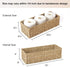 StorageWorks Seagrass Wicker Toilet Paper Basket, 2 Pack for Bathroom Tank Topper