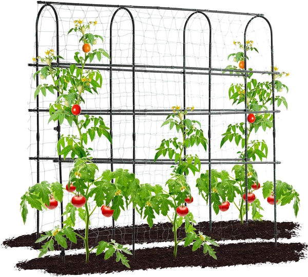 OTOSUNNY Garden Trellis for Climbing Plants Outdoor, 6 FT Tall Arch Tunnel,