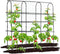 OTOSUNNY Garden Trellis for Climbing Plants Outdoor, 6 FT Tall Arch Tunnel,