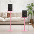 TB01BP065 TUTOTAK Tall Round Side Table, Small End Table, Drink Table, Pedestal Side Table, livingroom, Pink
