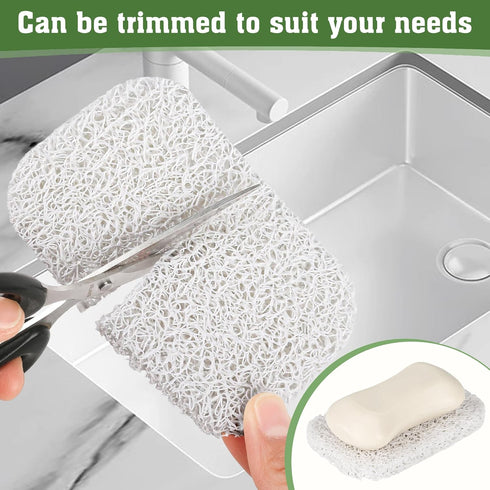 Emlim 4 Pack Soap Holder PadSoap Holder for Kitchen & BathroomWhite Non-Slip Soap Lifting Pads for Soap Dish
