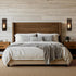 Treory Set 2: Set 15.7"x5" Candle Sconces of Farmhouse Wall Candle Holder, Black Walnut Wood Wall Sconces