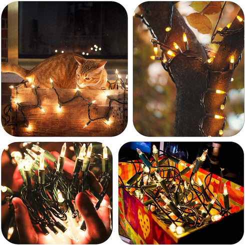 50 8 2 Pack Christmas Lights - Battery Operated String Lights LED String Lights Mini Lights with Auto-Timer