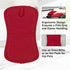 All-Clad Premium Pot Holder & Heating Pad, 10"x6.25", Heat Resistant to 500 Degrees, 100% Cotton, Chili Red