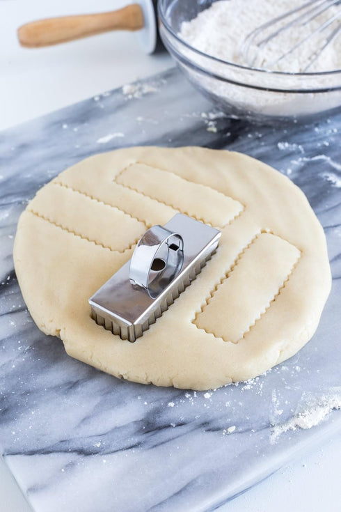 Fox Run 3-Inch Shortbread Cookie Cutter, Stainless Steel