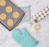 DII Basic Terry Collection Quilted Potholder, 100% Cotton, Aqua, 3 Piece