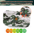 Wisesorb 40 Gram Gun Safe Dehumidifier, 3 Pack Camouflage Pattern Reusable Silica Gel Packets for Room, Bathroom,
