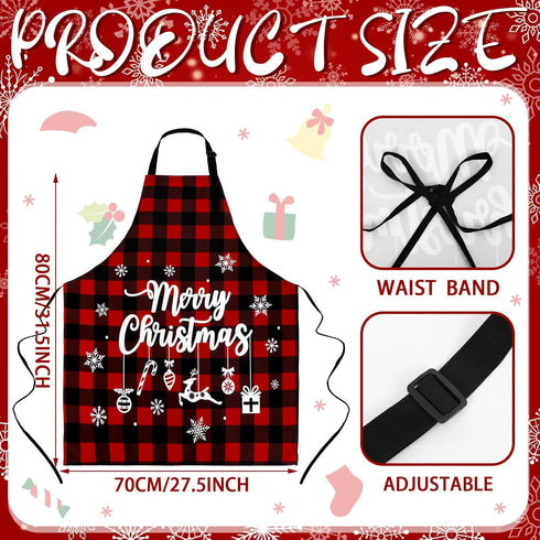 Geyoga 12 Pcs Waterproof Seasonal Aprons Holiday Kitchen Aprons Adjustable Cooking Aprons for Valentines St Patrick's