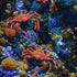 2-Pack) AUEAR, Plastic Crab for Decor Artificial Sea Life Creatures, Simulated Animal Home Party Creative Gift (Red