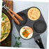 Cast Iron Skillet Egg Cooker Pan - 4 Egg Frying Pan, Non Stick Divided Grill Pan