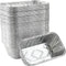 50 Pack 1Lb Mini Loaf Pans, Heavy Duty Disposable Aluminum Foil Bread Tins, Oven Safe Standard Size - 6" X 3.5"