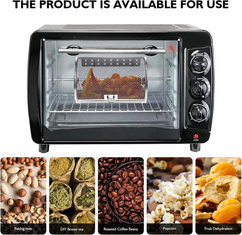 Air Fryer Grill Oven Basket Frying Tool, Kitchen Supplies, Rotisserie Baking Supplies