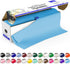 Grandipity Plastic Tablecloth Roll - 54in x 100 Ft. Sky Blue Plastic