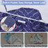 Joy Bubble 72in, Picnic Table Cover with Bench Covers Windproof Waterproof Picnic Table Covers Camping Tablecloth