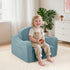 2-in-1 Airpanda Comfy Toddler Chair for Kids, Toddler Soft Plush Couch Fold Out, Convertible Kids Couch to Lounger