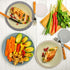 Trivets for Hot Dishes, 5 Pcs Cotton Hot Mats with Storage Basket, Protect Countertops and Cooking Pots