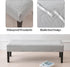 FUANGUI Waterproof Bench Cover, Stretch Jacquard Dining Bench Cover for bedrooms, Living Rooms, Kitchens, Protector
